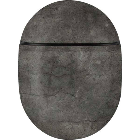 Dark Iron Grey Concrete Google Pixel Buds Skin